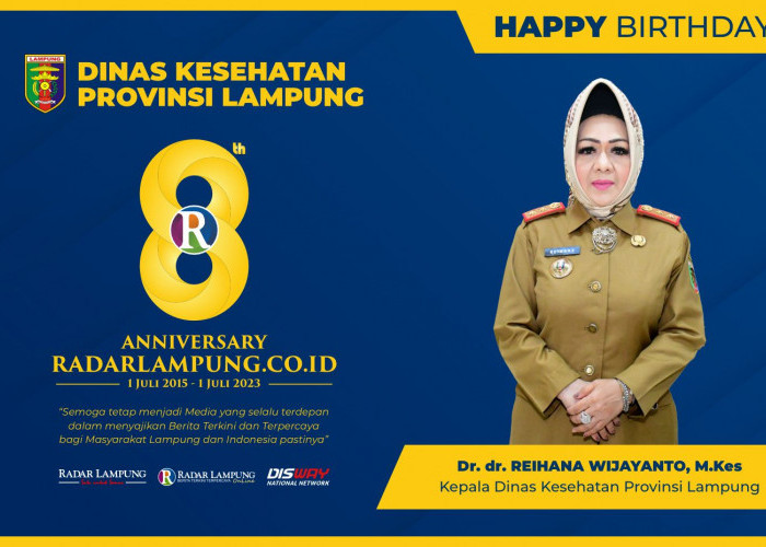Reihana: Selamat dan Sukses HUT ke 8 Radar Lampung Online