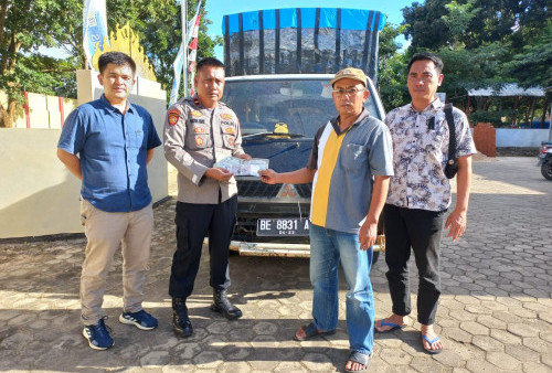 Polisi Serahkan Mobil yang Hilang di Kemiling ke Korban