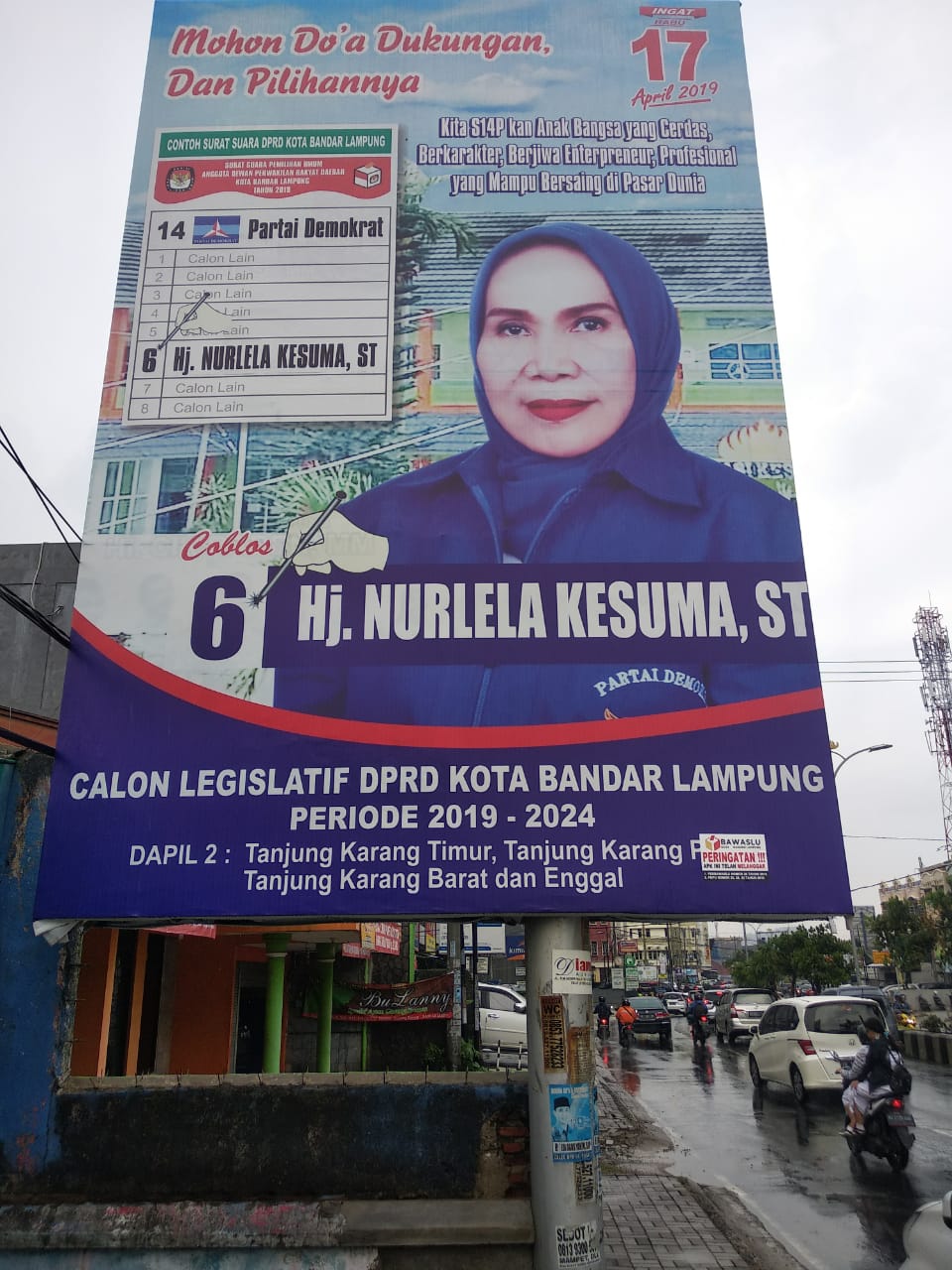 Masih 1200 APK dan 85 Baliho di Bandarlampung Melanggar