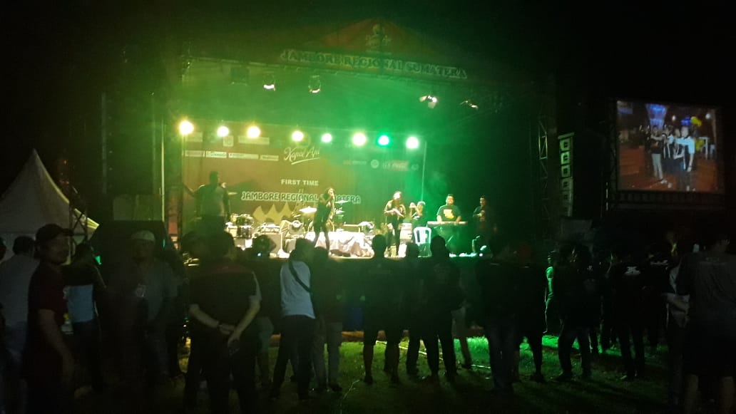 Duo Intan Meriahkan Malam Puncak Jambore Sumatera KCI