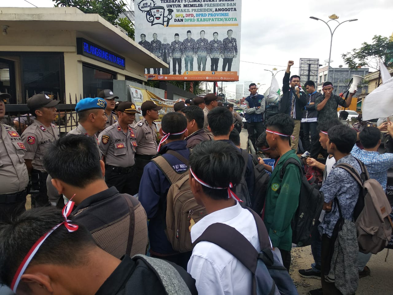 Mahasiswa Tuntut Pemilu 2019 Dievaluasi