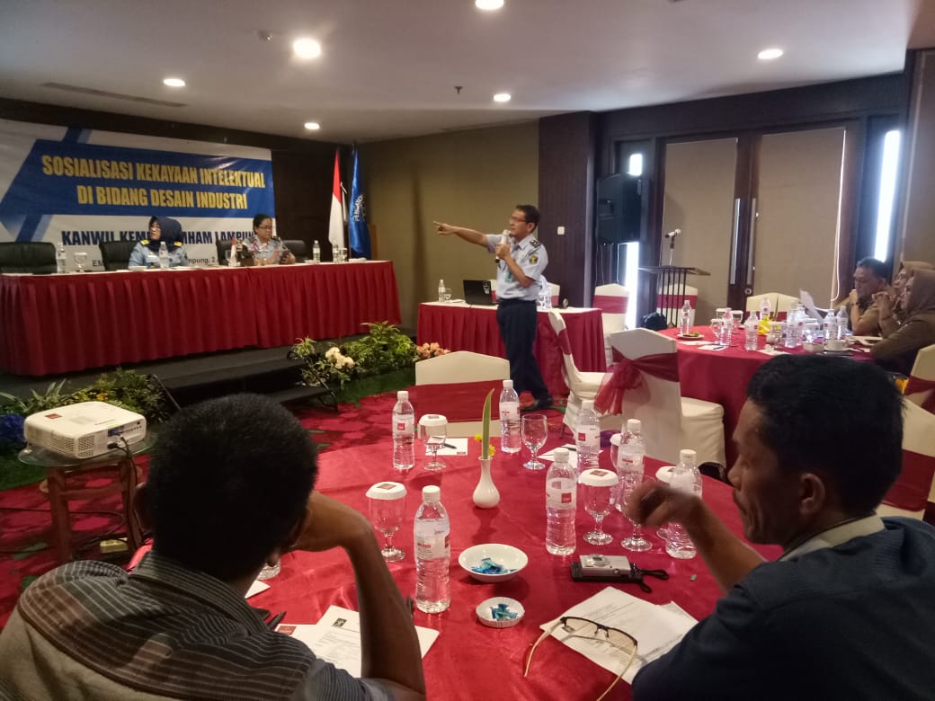 Kemenkumham Lampung Dorong Pelaku Usaha Daftarkan Hak Desain Industri