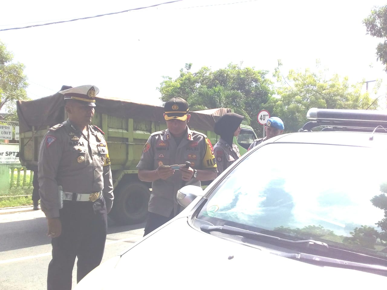 Gelar Razia, Kapolres Lamtim Turun Langsung