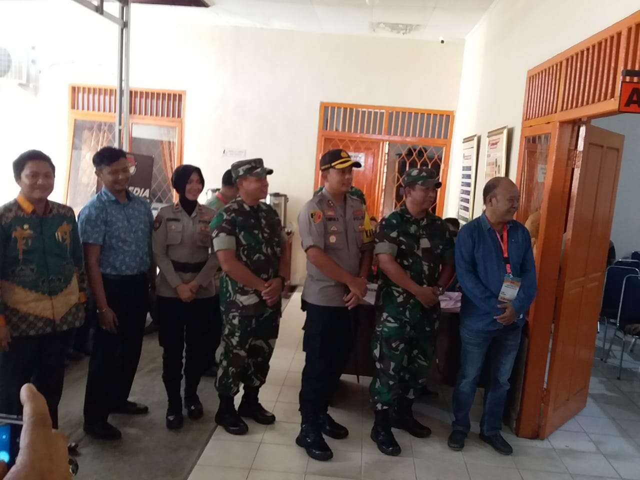 Semangati Personel, Kapolres Lamtim Pantau Pleno Tungsura
