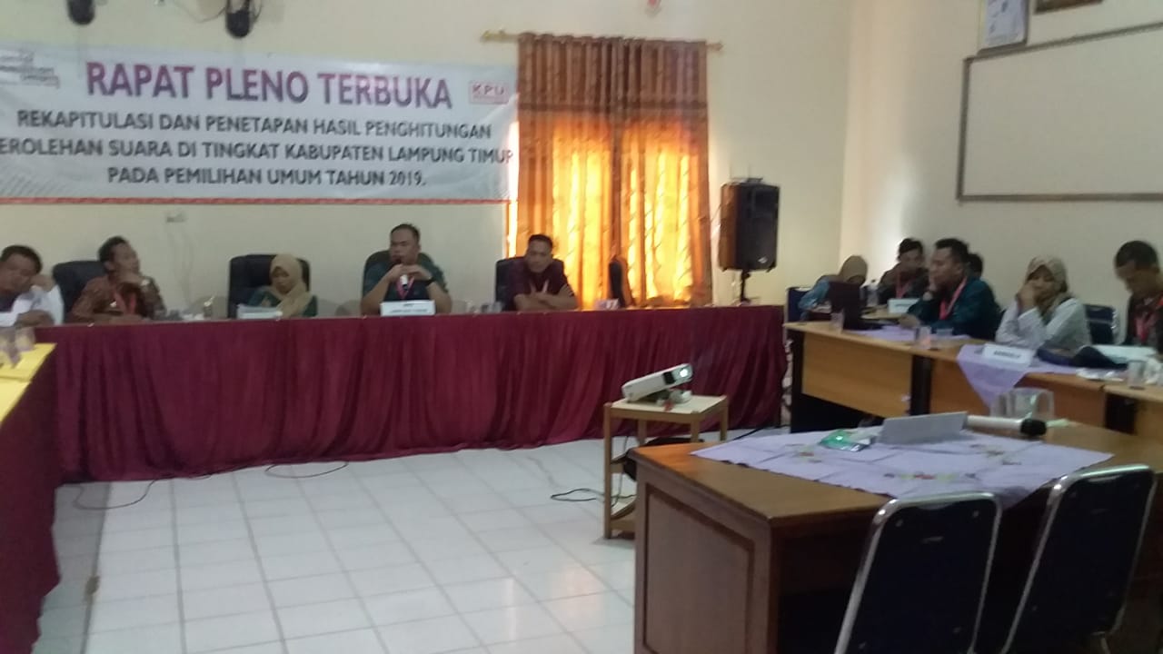 Dapil 2 Lamtim Rampung, Gerindra Raup Suara Terbanyak