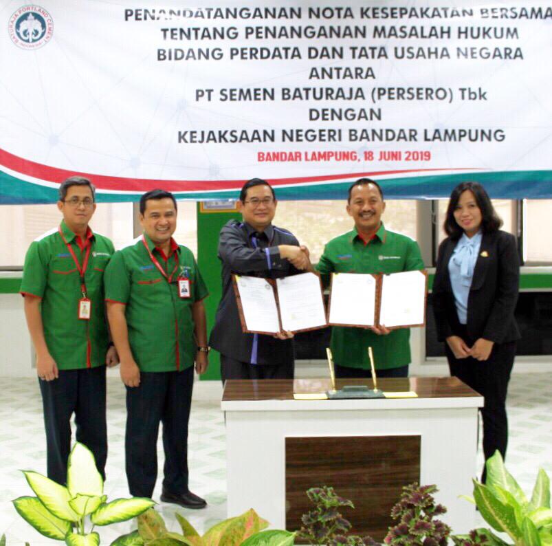 Semen Baturaja Gandeng Kejari Bandarlampung Tangani Masalah Hukum