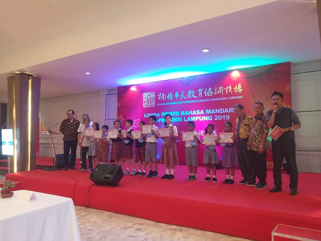 Perdana, Lomba Pidato Bahasa Mandarin se-Provinsi Lampung
