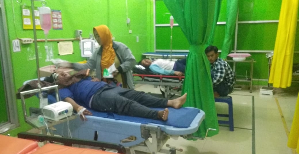 Pick Up Lepas Kendali, 19 Buruh Terluka