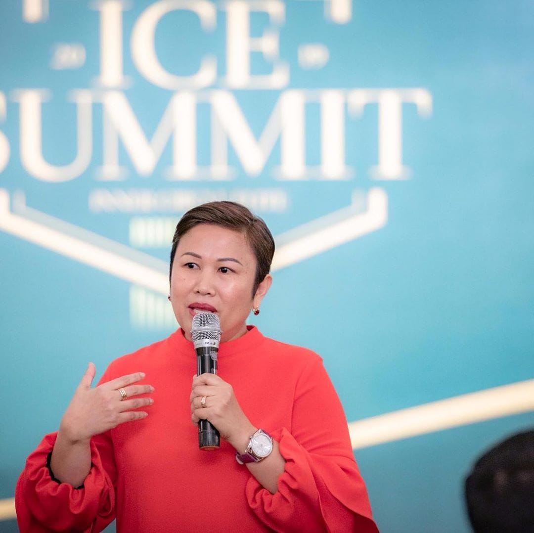 Malou Caluza, Pimpinan Wanita Pertama di QNET