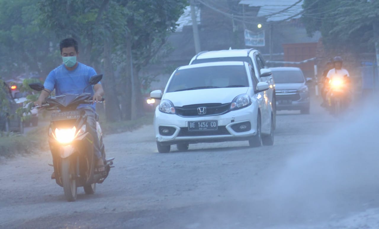 Jalan Ryacudu Sukarame Berdebu, Pemprov Lampung: Masih Proses Lelang