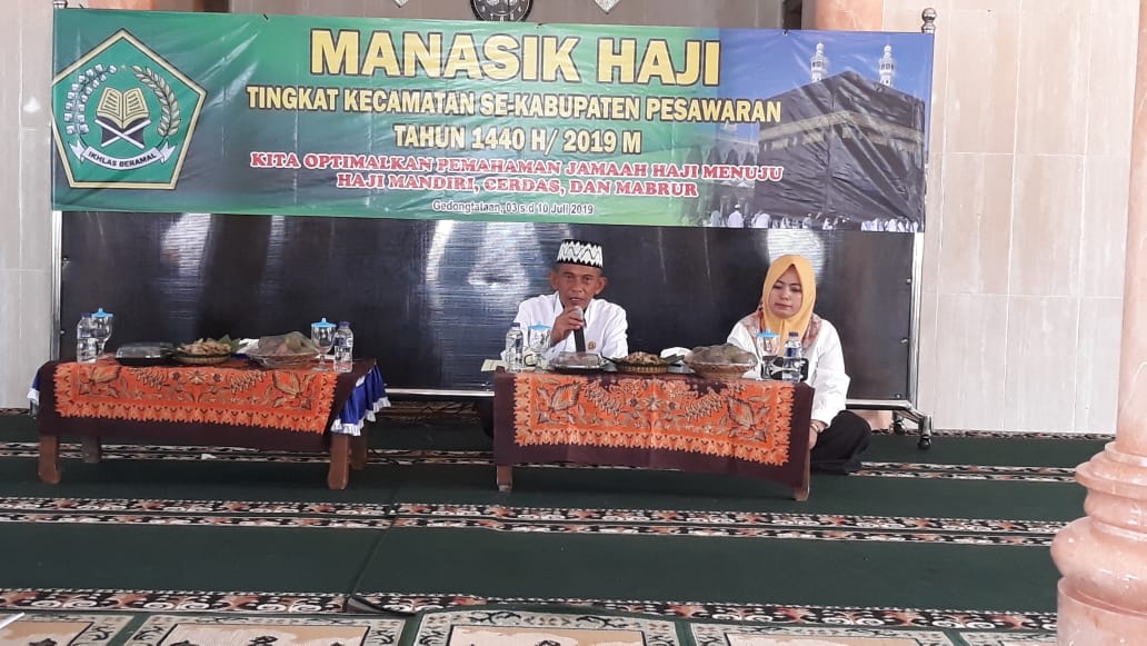 Jelang Keberangkatan, Ratusan CJH Pesawaran Ikuti Manasik Haji