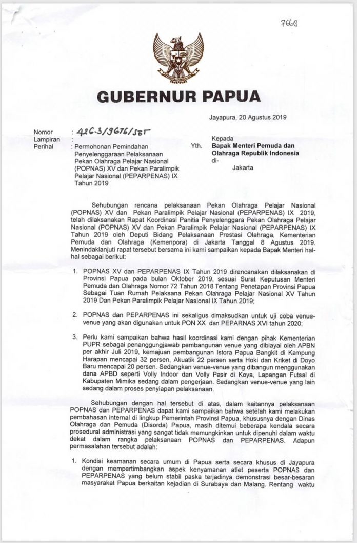PON DAN AROMA REFRENDUM TANAH PAPUA