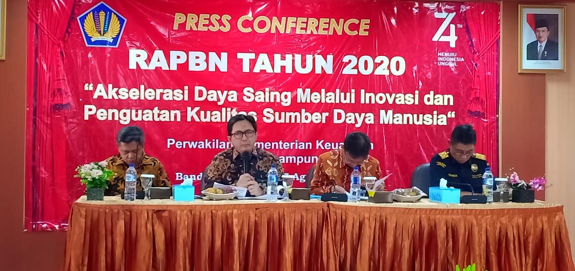 Realisasi Penerimaan Pajak Lampung Baru 44, 74 Persen