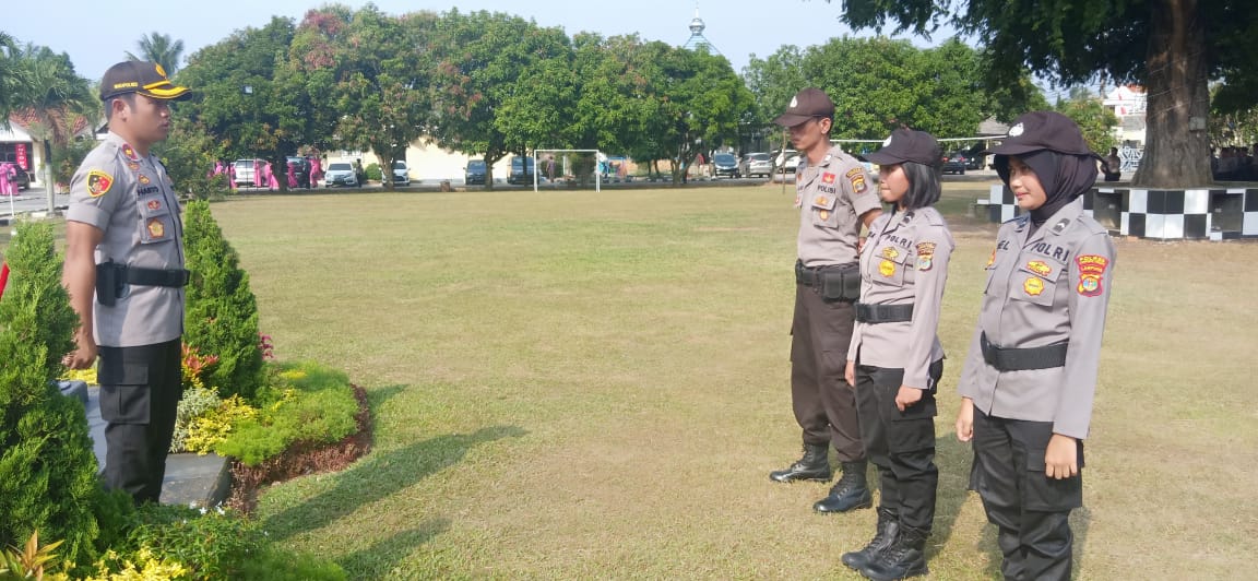 Upacara Asyik Ngobrol, Tiga Anggota Polres Lamteng Kena Sanksi