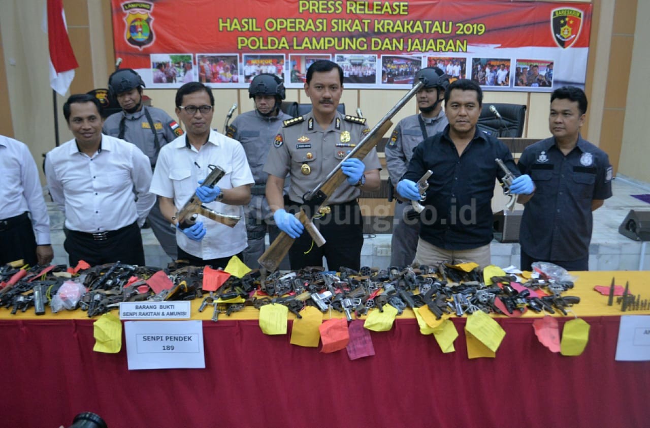 Dua Pekan, 216 Senpira dan 39 Tersangka Diamankan