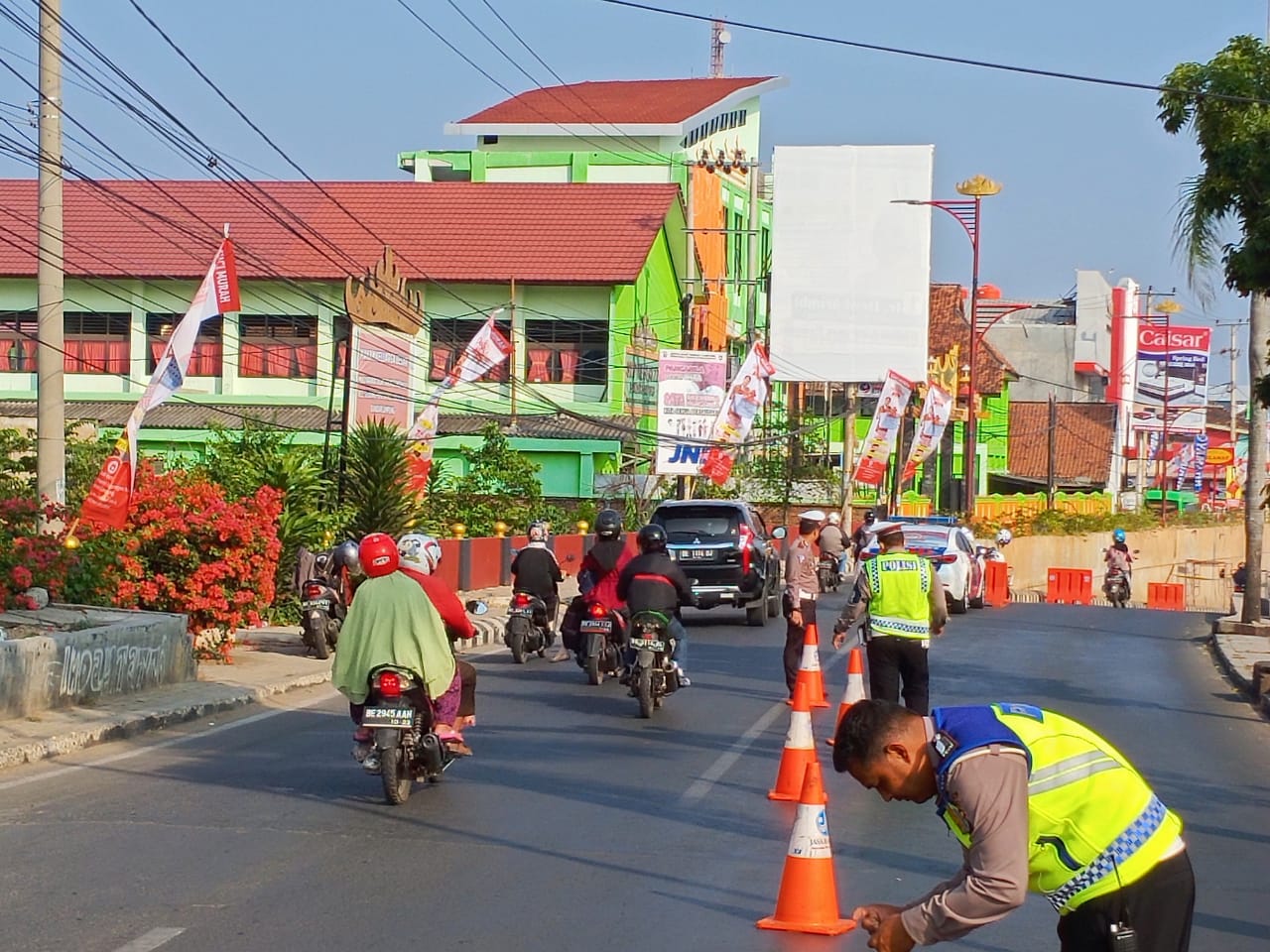 Underpass Unila Ditutup Dua Pekan