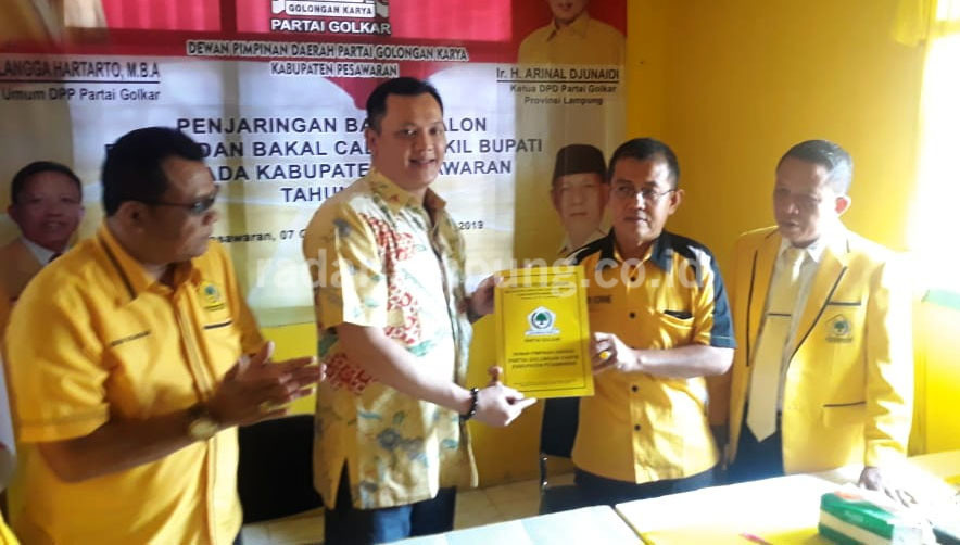 Aries Sandi Berharap Dukungan Golkar