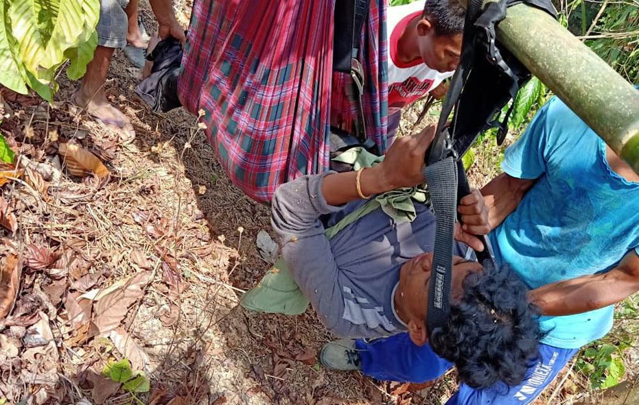Gajah Berbalik Arah, Anggota Satgas TNBBS Patah Kaki