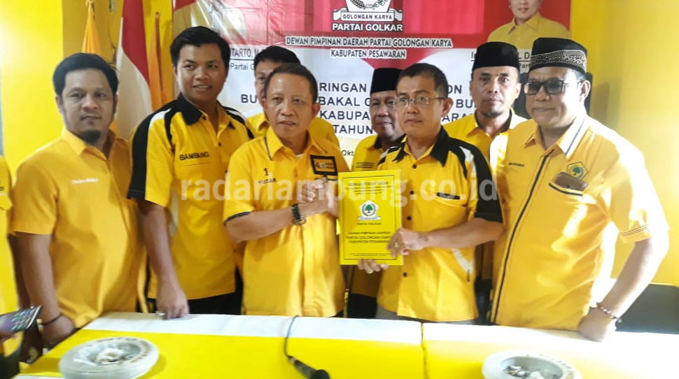 Golkar Pesawaran Bangun Komunikasi Dengan Balon Bupati