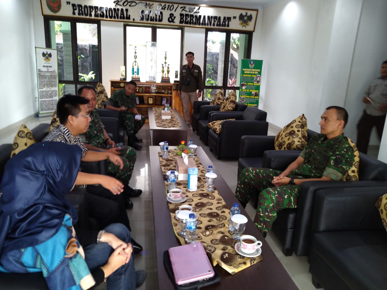 Silahturahmi ke Makodim 0410/KBL, Radarlampung.co.id Siap Beri Ruang Publikasi Luas untuk Kodim 0410/KBL