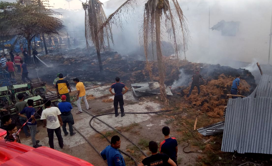 Pagi-Sore, Ada Kebakaran di Bandarlampung