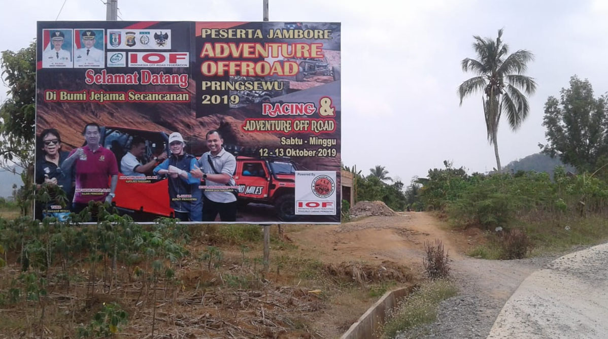 Puluhan Offroader Bakal Jajal Track Ekstrem Pringsewu