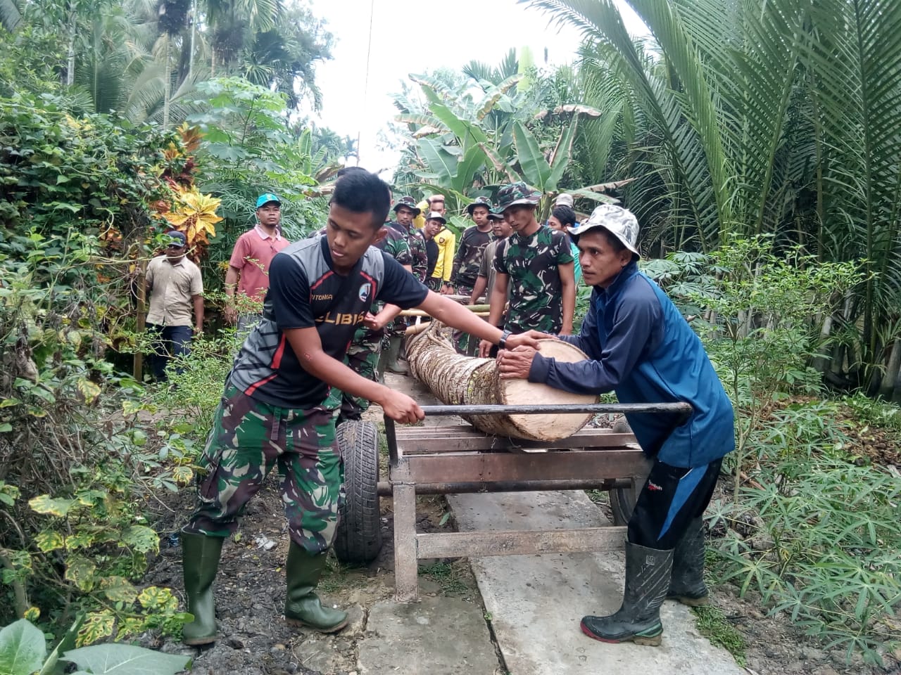 Dandim 0314/Inhil: TMMD ke-106 Oke, Ibadah Yes