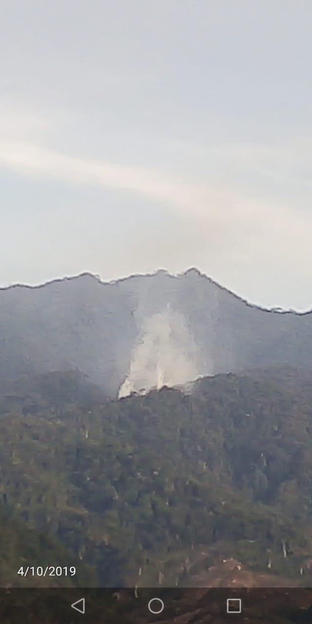 Tolong ! Kebakaran Lahan di Wilayah Bukit Kemuning Makin Meluas
