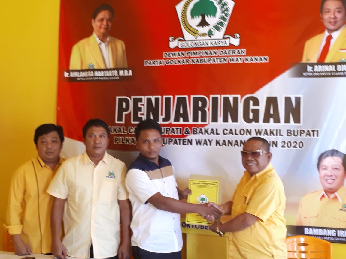 Golkar Waykanan Buka Penjaringan, Dua Bacabup Langsung Daftar