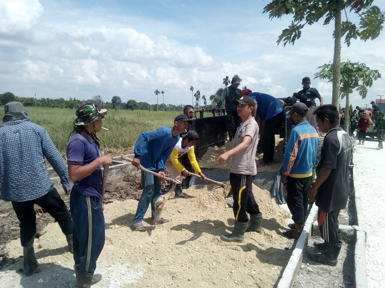 Satgas TMMD Kebut Pembangunan Jalan