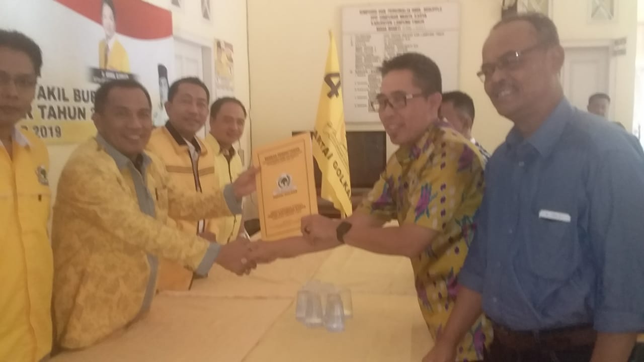 Bidik Partai Golkar Lamtim, Petahana Kembalikan Berkas Penjaringan