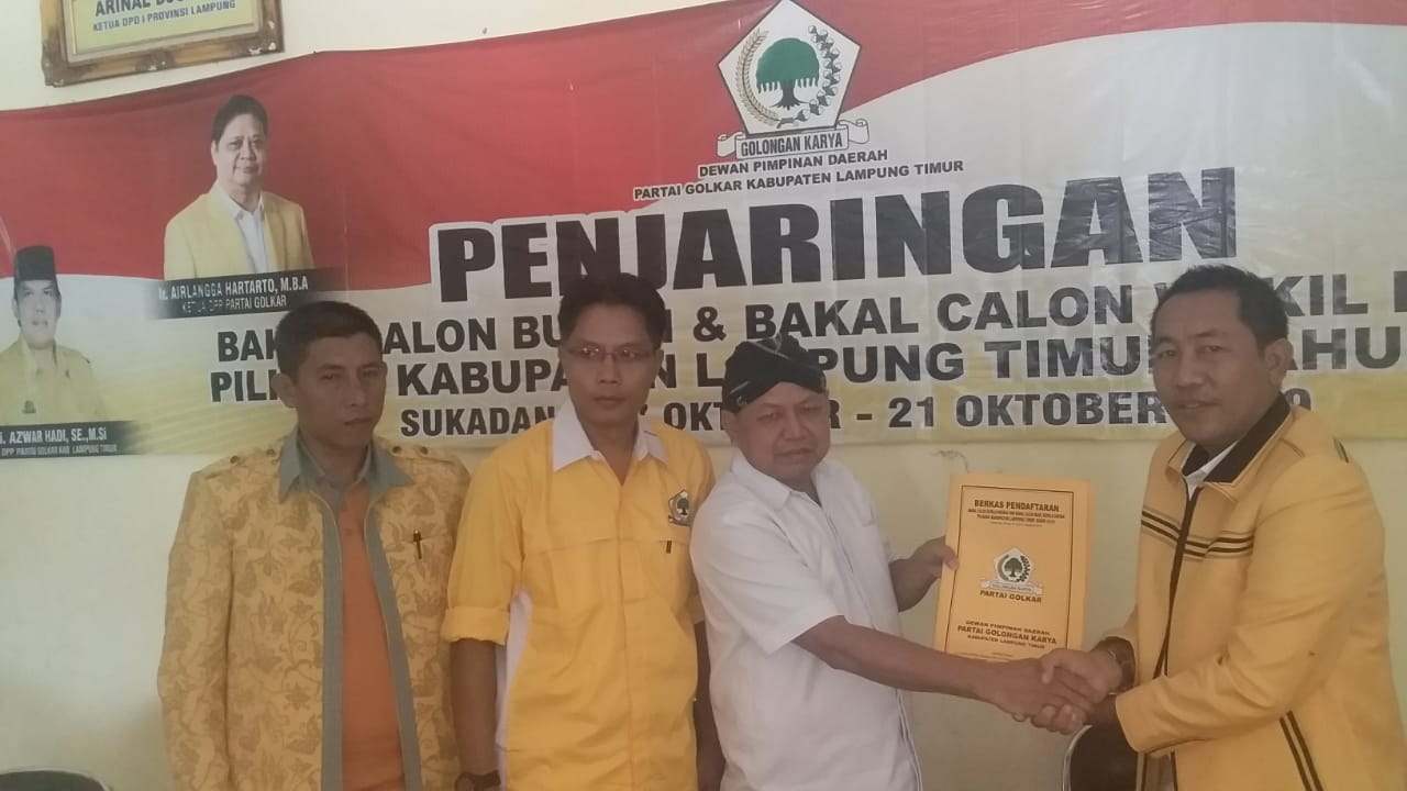 Seluruh Balon Kembalikan Berkas ke Golkar Lamtim