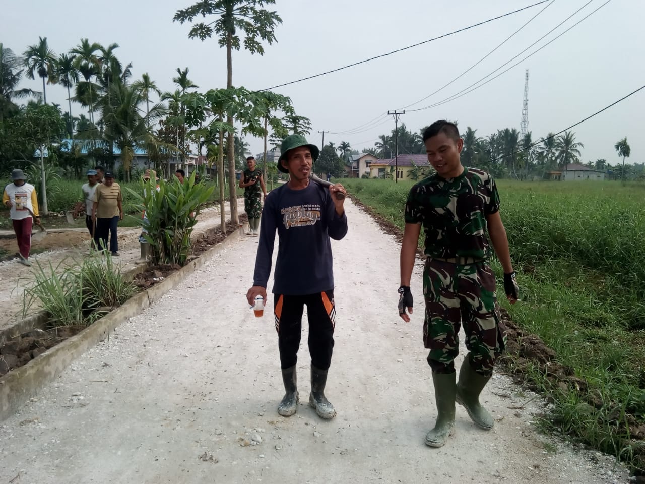 Satgas TMMD Kerjakan Sasaran Fisik Jembatan