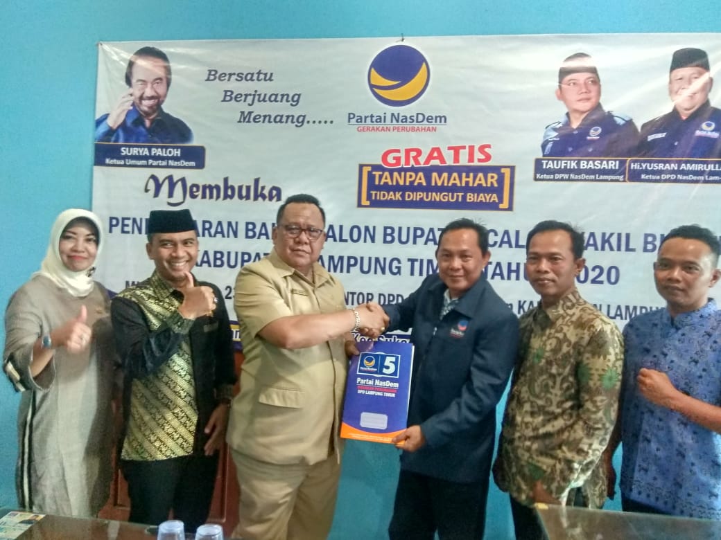 Pilbup Lamtim, NasDem Jaring 8 Balonkada
