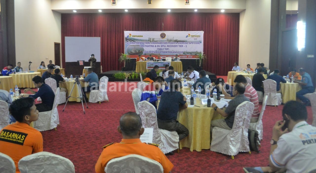 PT Pertamina TBBM Panjang Simulasi Keadaan Darurat