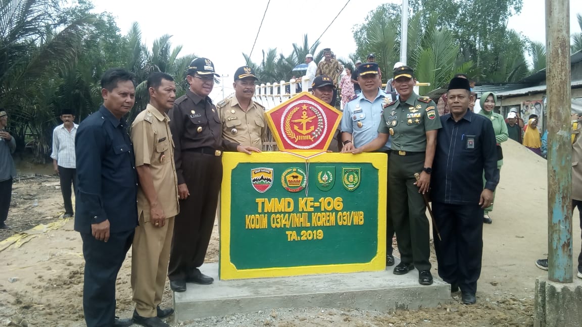 TMMD ke 106 Kodim 0314/Inhil Ditutup, Ini Pesan Danrem