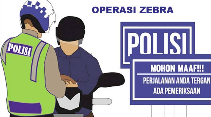 Operasi Zebra, Satlantas Polresta Bandarlampung Keluarkan 3.820 Tilang  