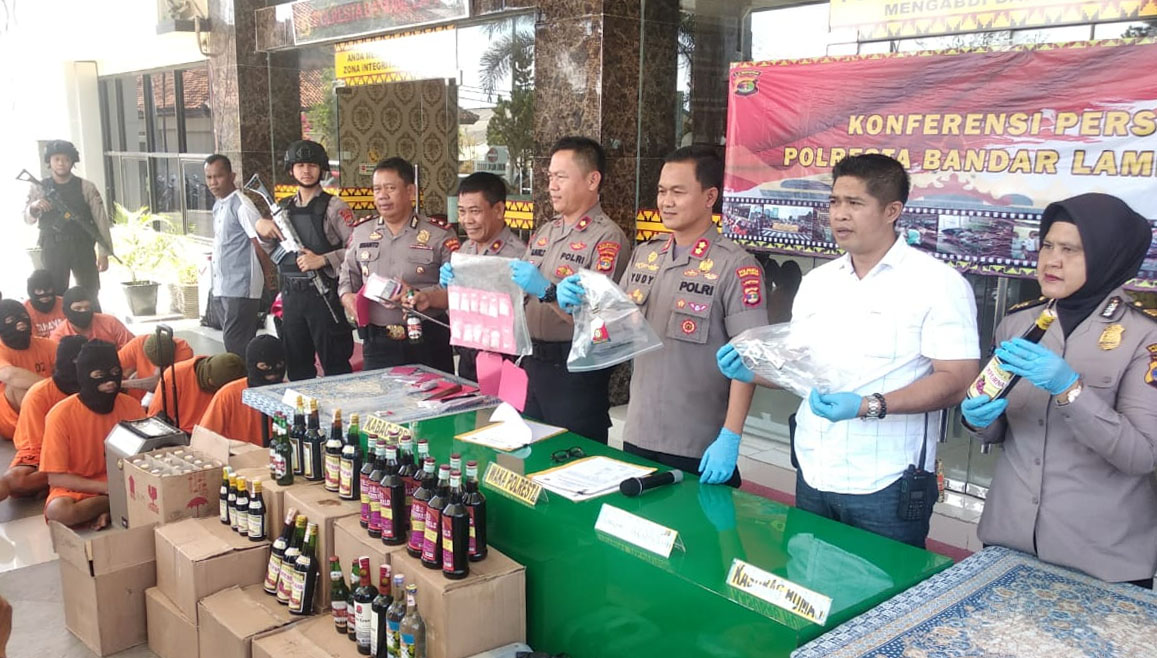 Polresta Bandarlampung Ungkap 32 Kasus, Curanmor Paling Menonjol