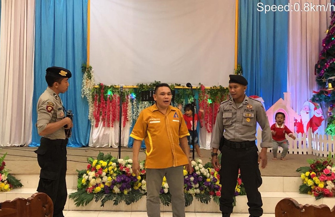 Pastikan Keamanan Menjelang Nataru, Satuan Sabhara Polres Waykanan Patroli Rutin