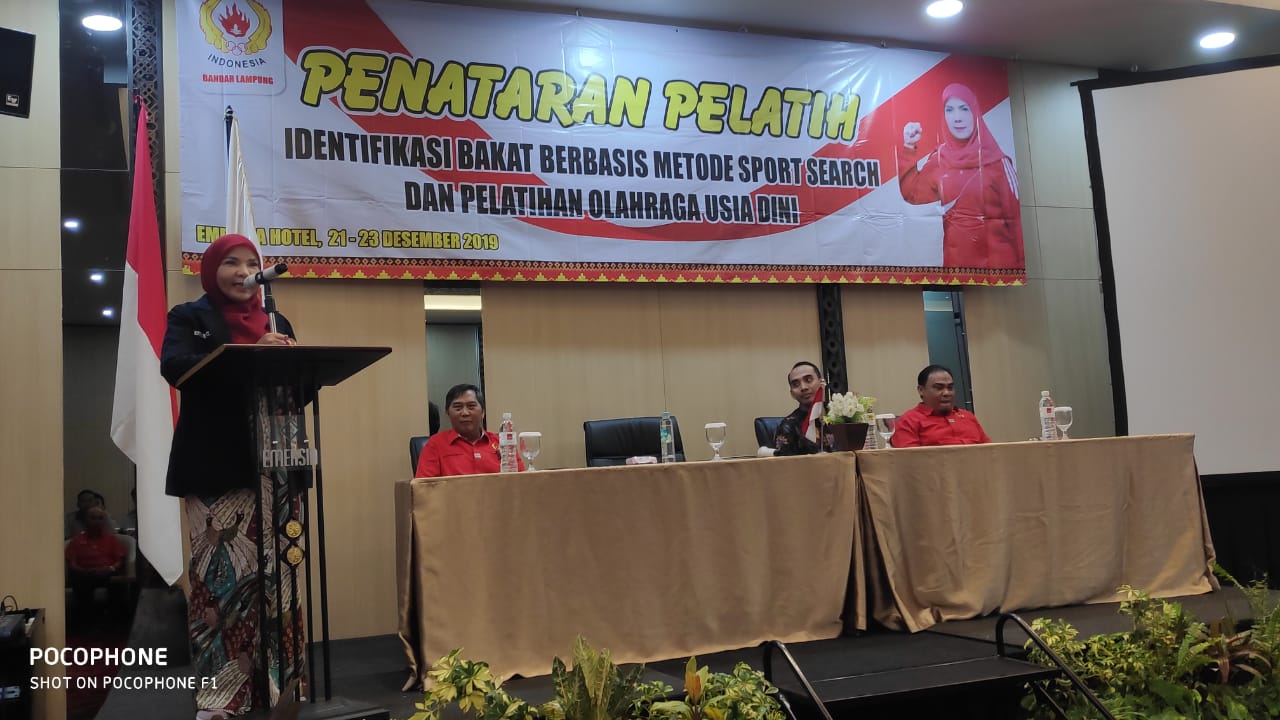 Koni Bandarlampung Gelar Penataran Pelatih Indentifikasi Bakat
