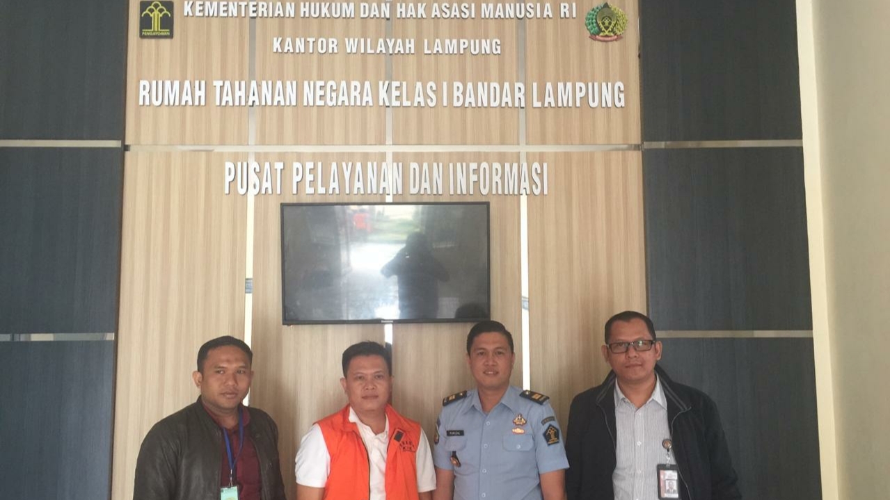 Satu Tersangka OTT Penyuap Bupati Lampura Dititip ke Rutan Kelas I Bandarlampung