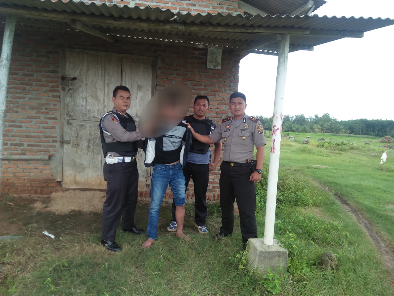 Polres Lamtim Amankan Tahanan Polsek Natar yang Kabur