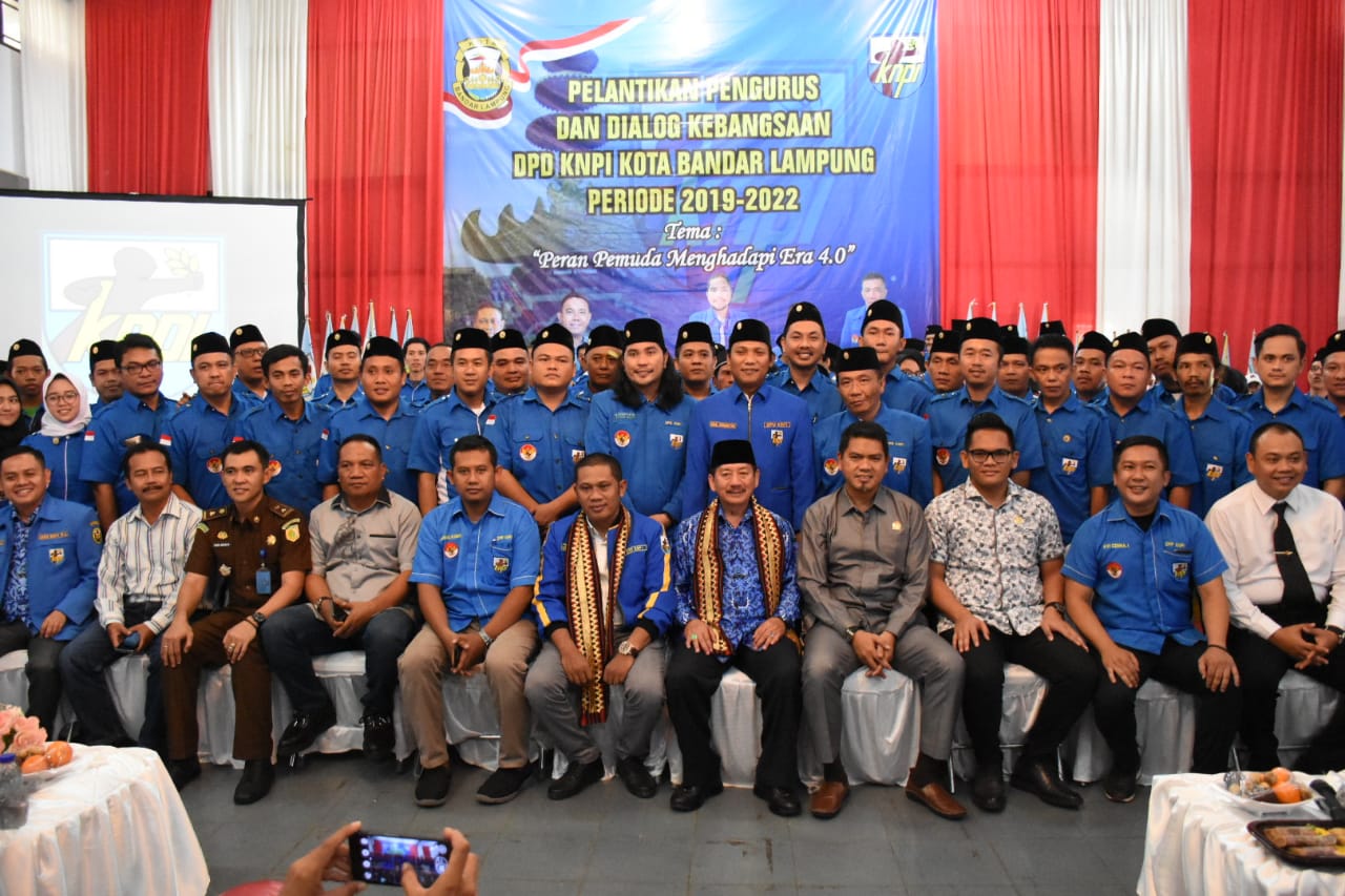 Sah, Pengurus KNPI Kota Bandarlampung Dilantik
