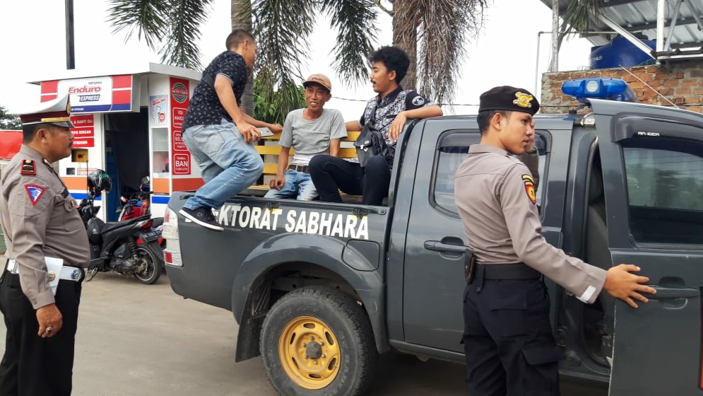 Polda Amankan Delapan Pak Ogah