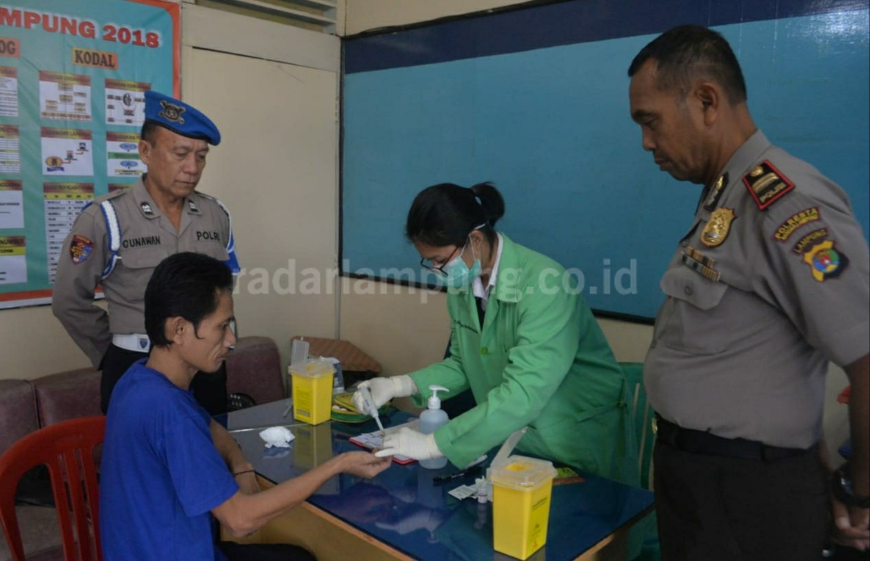 Periksa Kesehatan Personel dan Tahanan Polsekta Kedaton