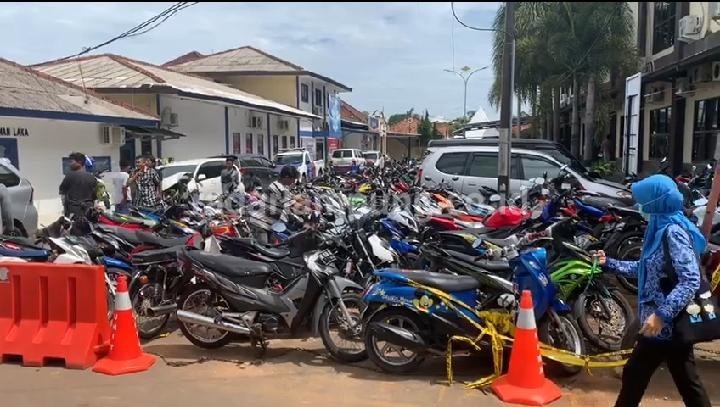 Puluhan Motor Masih Dikandangkan, Mau Diambil, Ini Syaratnya