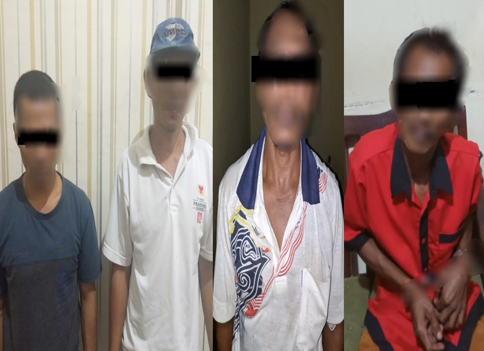 Gelar Ops Cempaka, Polres Way Kanan Amankan Empat Pelaku Penyakit Masyarakat