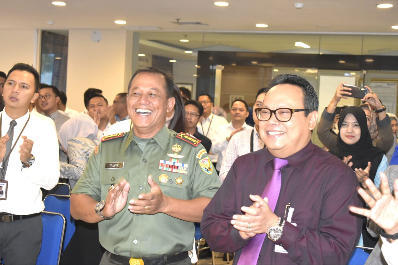 Danrem 043/Gatam Beri Ucapan Selamat HUT Kepala BRI
