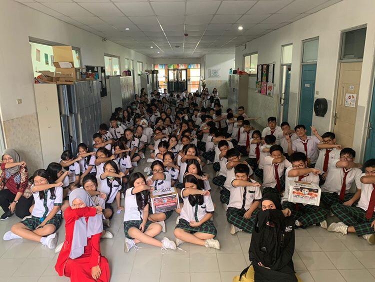 ACT Lampung Edukasi Pencegahan Corona Pada Siswa