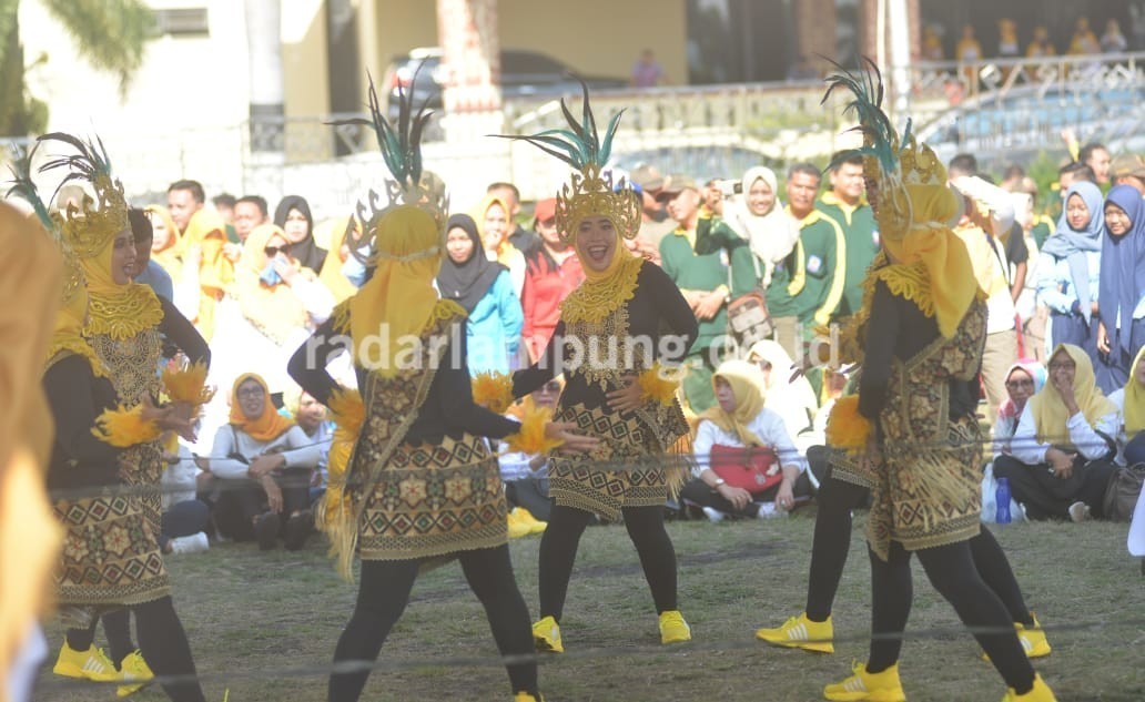 48 OPD Ikut Lomba Senam Lampung Berjaya